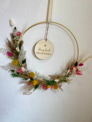 Blumenhoop mit/ohne Holzschild | 📍 Atelier Augusta | 11.07.25